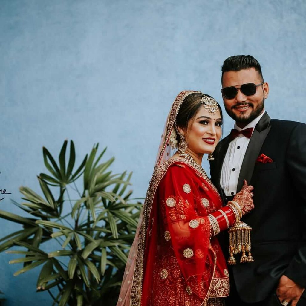 Photo of A picture perfect couple portrait of a sikh bride and groom |  Couple wedding dress, Thailand wedding, Sikh bride